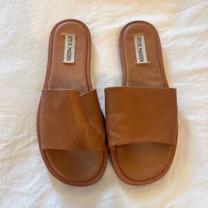 Steve Madden Women's Brown Slide Sandals